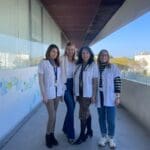 צוות מוביל – מראפת איינשטיין. מימין. מלי אפטוב, דר סבטלנה סירה ברגמן, אורית פינגולד ושדא טאהא