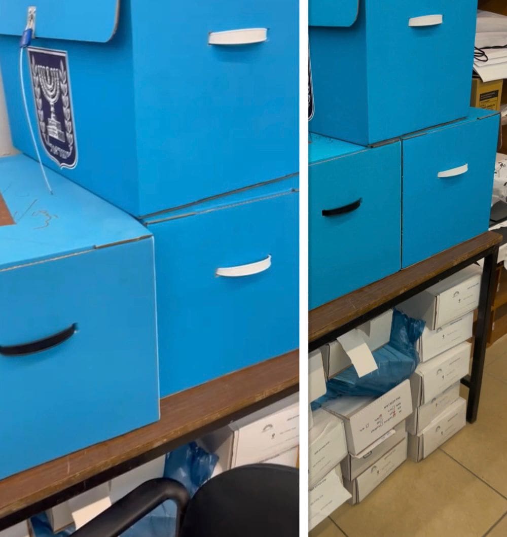 הקלפיות (צילום: ועד הסטודנטים)
