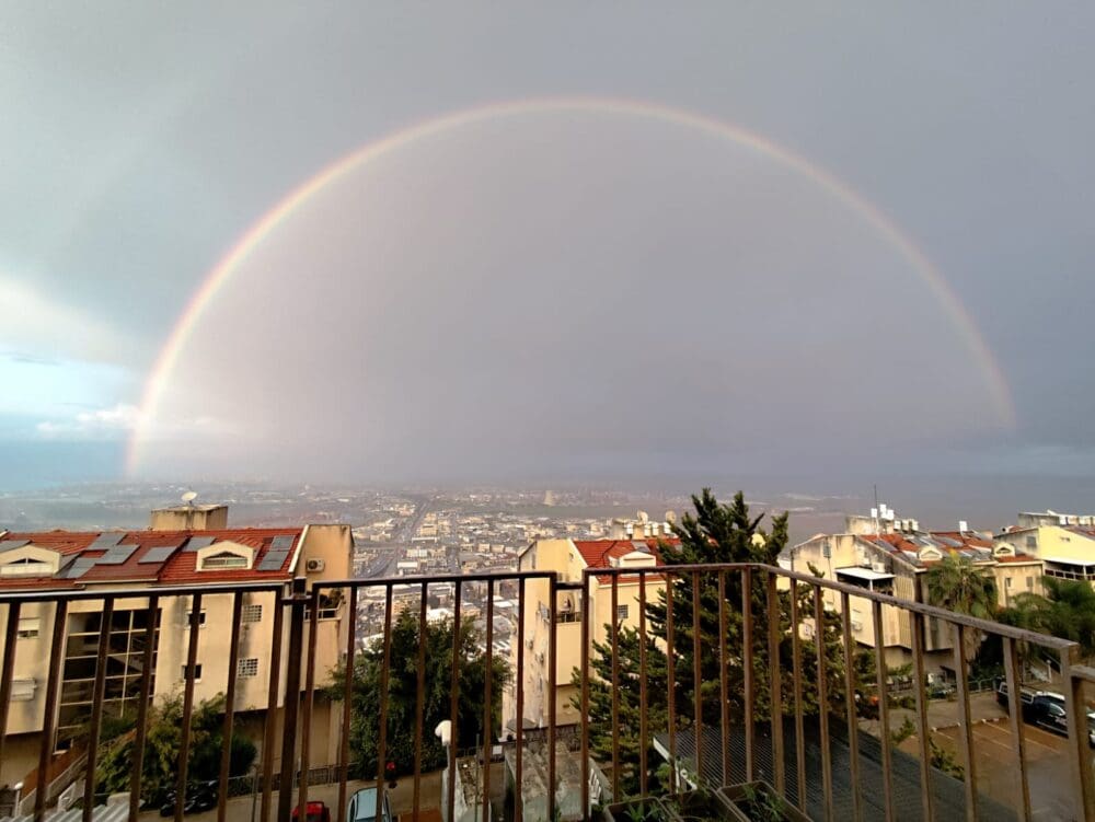 קשת מושלמת (צילום: עומר כרפס)