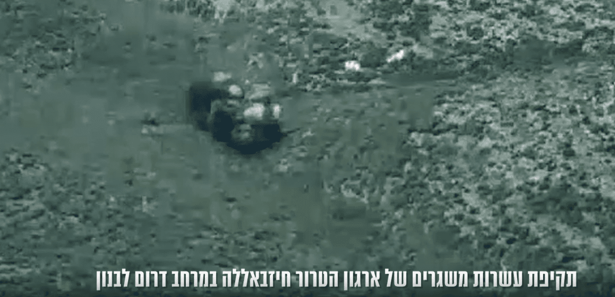 צה״ל תוקף בדרום לבנון לאחר ירי טילים על מטולה – שבת 22/3/25 (צילום: דובר צה