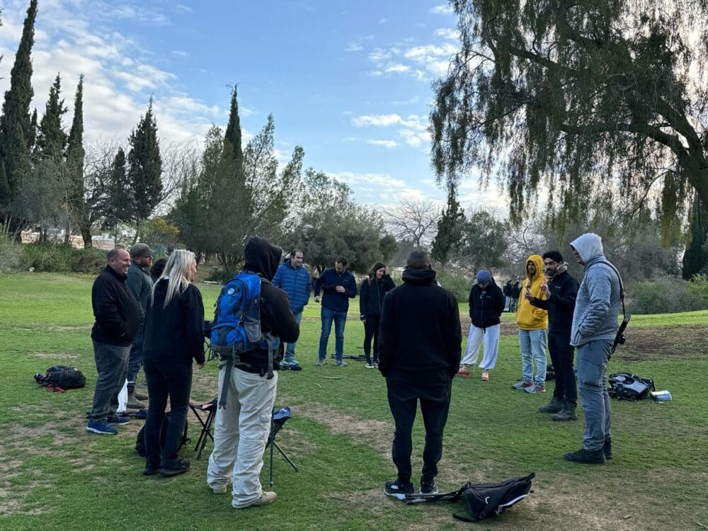פצועי צה"ל מבית הלוחם בחיפה (צילום: מסע ישראלי)