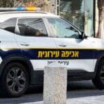 ניידת פיקוח – אכיפה עירוני – חיפה (צילום: ירון כרמי)
