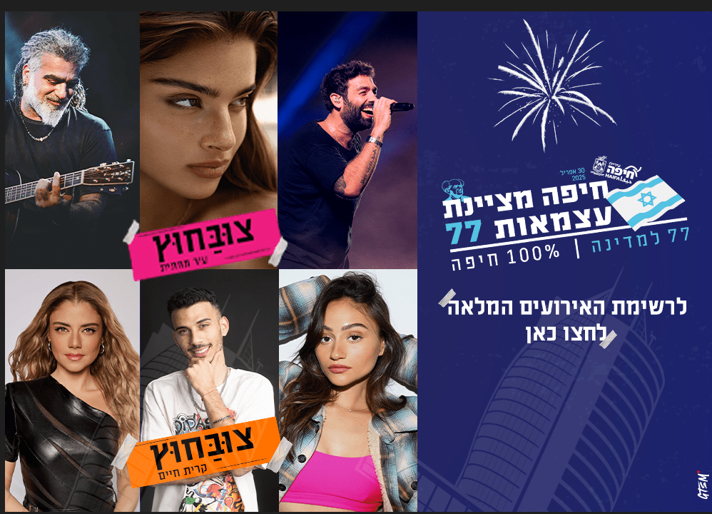 באנר עצמאות עיריית חיפה