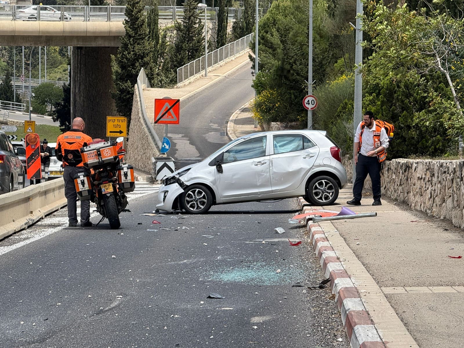 תאונת דרכים (צילום: איחוד הצלה)