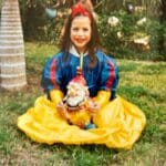 חן שלו – ילדונת בפורים (צילום: אלבום פרטי, משפ' שלו)