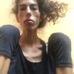 חן שלו – רגע לפני הנסיעה לאשפוז בבי"ח הדסה (צילום: אלבום פרטי, משפ' שלו)