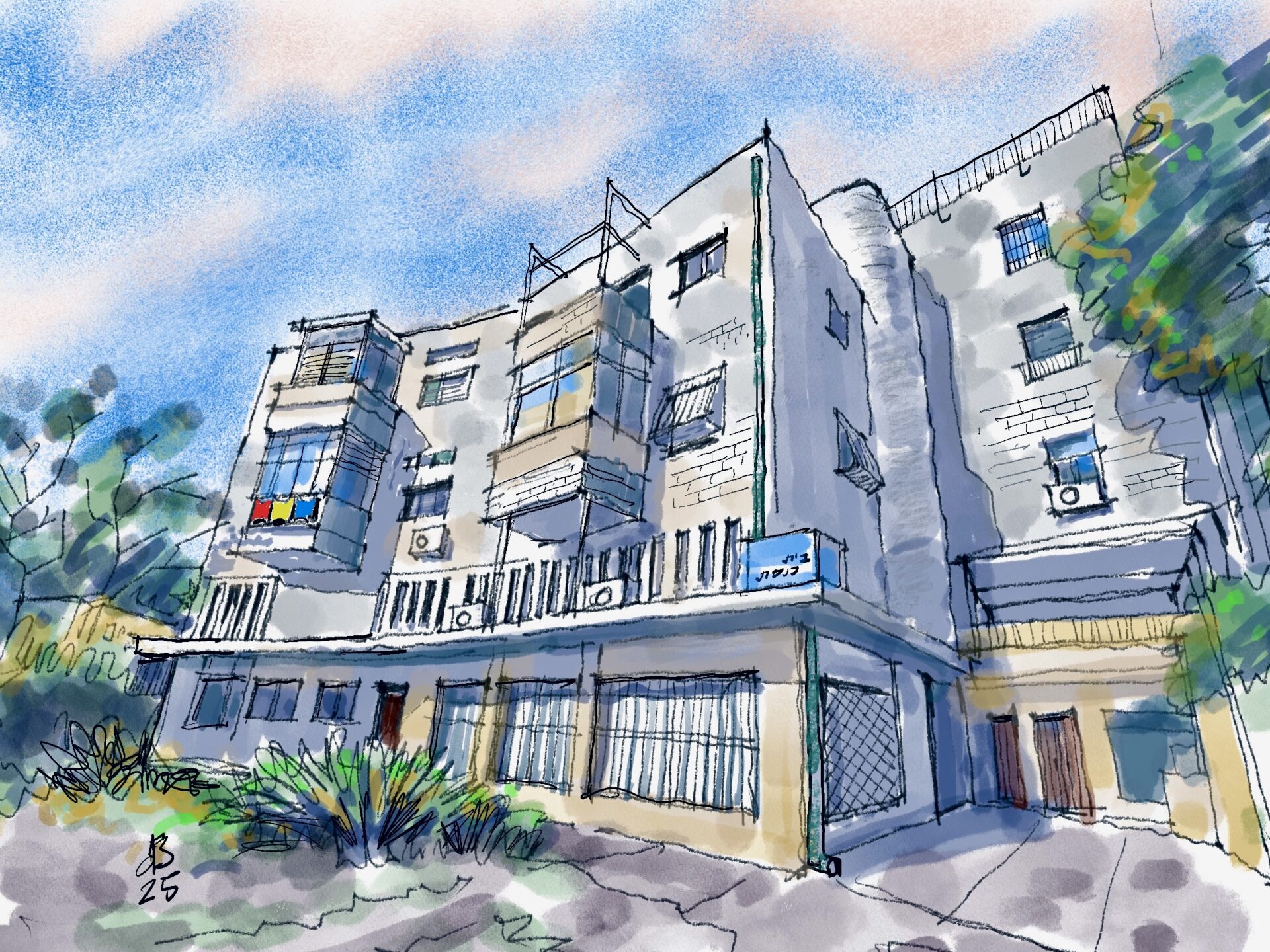 לב הדר הכרמל (איור ד״ר דוד בר און)