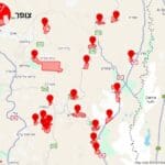 שיגור טיל מתימן – התראות הופעלו בבקעה ובשומרון 27/5/25 5:04 (הדמיה: מערכת צופר)