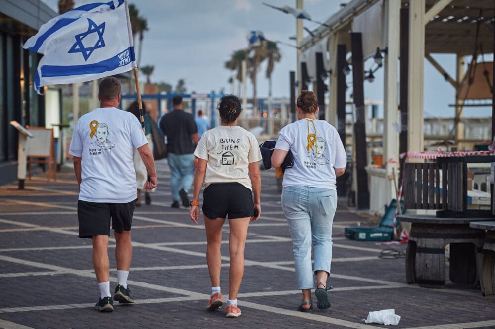 600 ימים למלחמת חרבות ברזל ולמען השבת מתן אנגרסט ושאר החטופים (צילום: שרון לייבל)