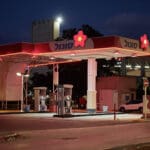 תחנת הדלק ״סונול״ בתל חנן נשר (צילום :שרון לייבל)