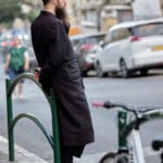 חסיד חרדי בהדר (צילום :שרון לייבל)