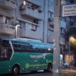 אוטובוס חשמלי בתל אביב (צילום: שרון לייבל)