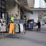 חנויות הימאים ברחוב העצמאות בחיפה (צילום: שרון לייבל)