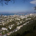 קריית אליעזר ובת גלים תצפית מדרך סטלה מאריס (צילום: שרון לייבל)