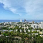 שכונות קריית אליעזר ובת גלים מבט מסטלה מאריס (צילום: שרון לייבל)
