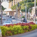 שד׳ הנשיא ומגדלי פנורמה במרכז הכרמל (צילום: שרון לייבל)