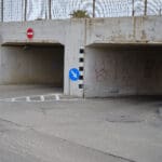מעבר תת קרקעי לטיילת שקמונה בצומת ״מקסים״ (צילום: שרון לייבל)