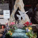 מצבתו של נווט הקרב רס״ן אסף דגן שנפל בעת מילוי תפקידו (צילום: שרון לייבל)