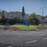 כיכר גיורא פישר בקריית חיים (צילום: שרון לייבל)