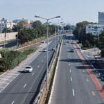 דרך ההגנה הכניסה הדרומית לקריית אליעזר (צילום: שרון לייבל)