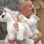 יום הולדת 5 למוניקה הרקין, בתו של החטוף בעזה, מקסים (צילום: דוברות עיריית טירת כרמל)