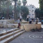 מזרקת גן בנימין רח׳ נורדאו (צילום: שרון לייבל)