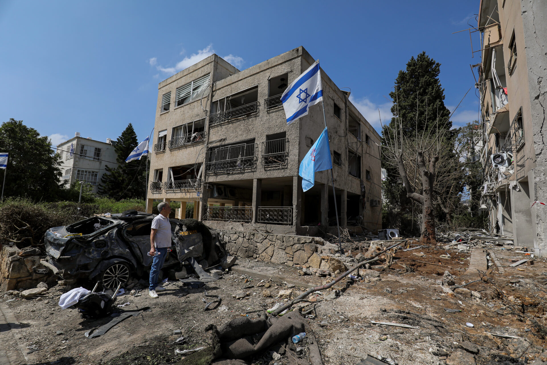 הרס בחיפה 16.6.2025 (צילום : דרור שמילוביץ)