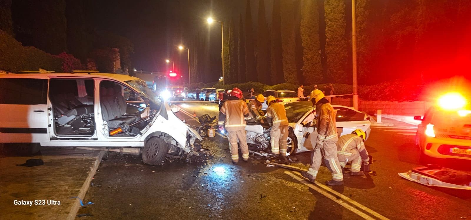 תאונת דרכים בשדרות הציונות 16/7/25 (צילום: מד״א)