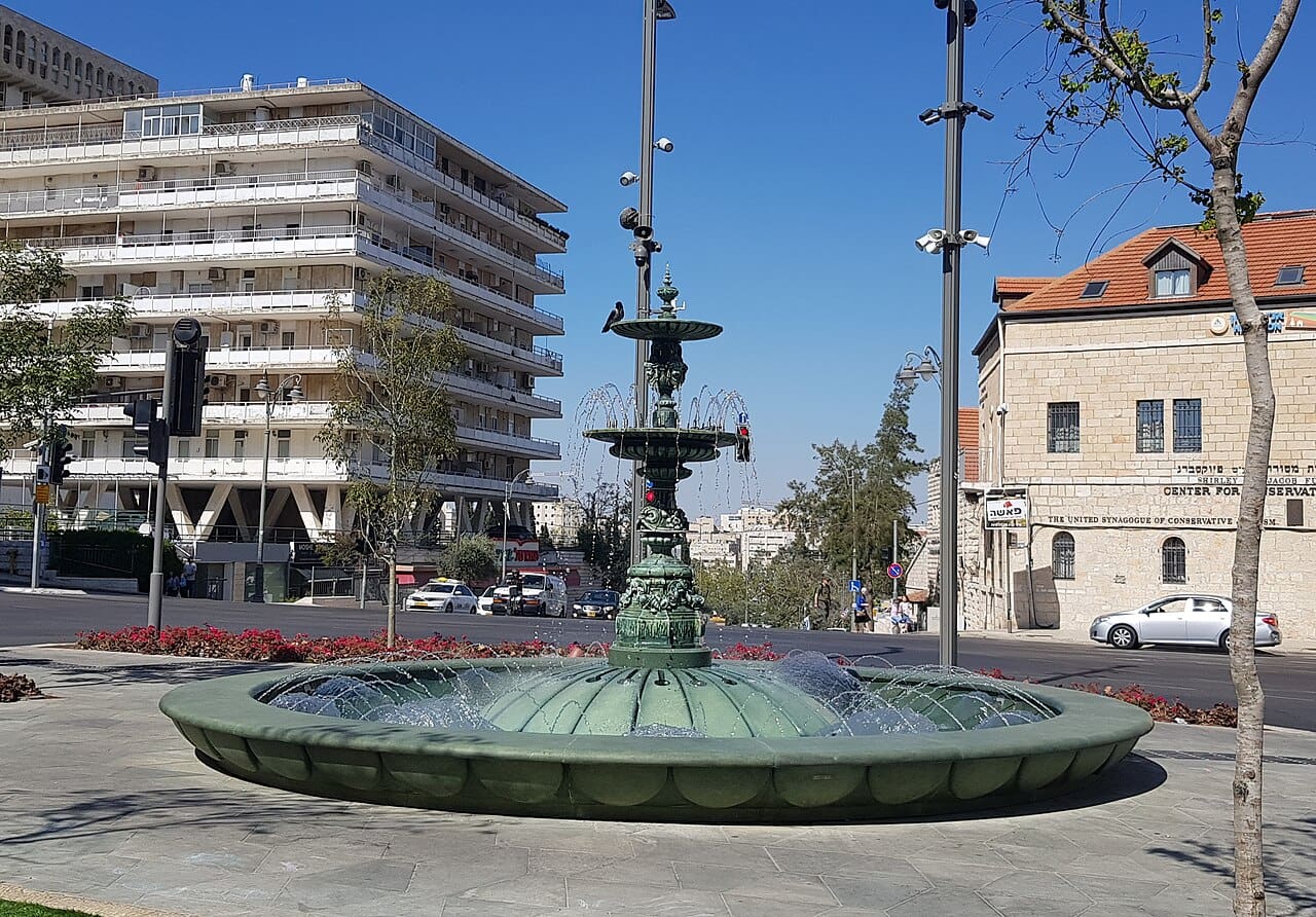 כיכר צרפת בירושלים (הצלם: פנחס שטרן)