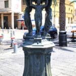 מזרקת וולאס בכיכר פריז בחיפה (קרדיט: אביגדור קורנבוים)