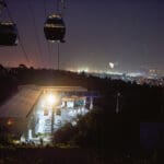 רכבלית חיפה – מבט מהטכניון (צילום: שרון לייבל)