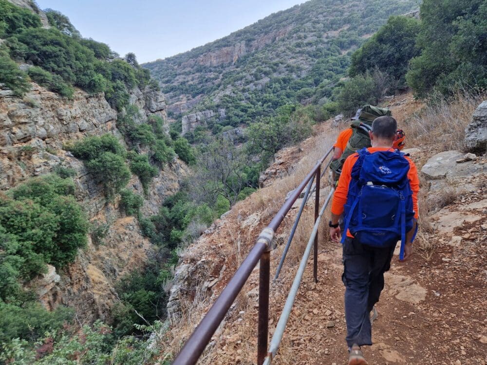 חיפושים אחר נערים שנעדרו (צילום: יחידת החילוץ "גליל-כרמל)
