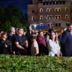 עצרת יום הזכרון בחיפה (צילום: שרון לייבל)