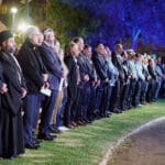 עצרת יום הזכרון בחיפה (צילום: שרון לייבל)