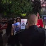 מעצר מפגינים פרו פלסטינים בחיפה – הפרת סדר 14/8/2