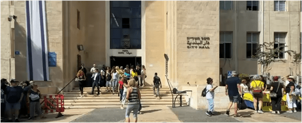 טקס מחאה למען החזרת החטופים (צילום: אקי פלקסר)