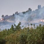 שריפה בשטח פתוח – אילוסטרציה (צילום: שרון לייבל)