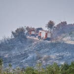 שריפה בשטח פתוח – אילוסטרציה (צילום: שרון לייבל)