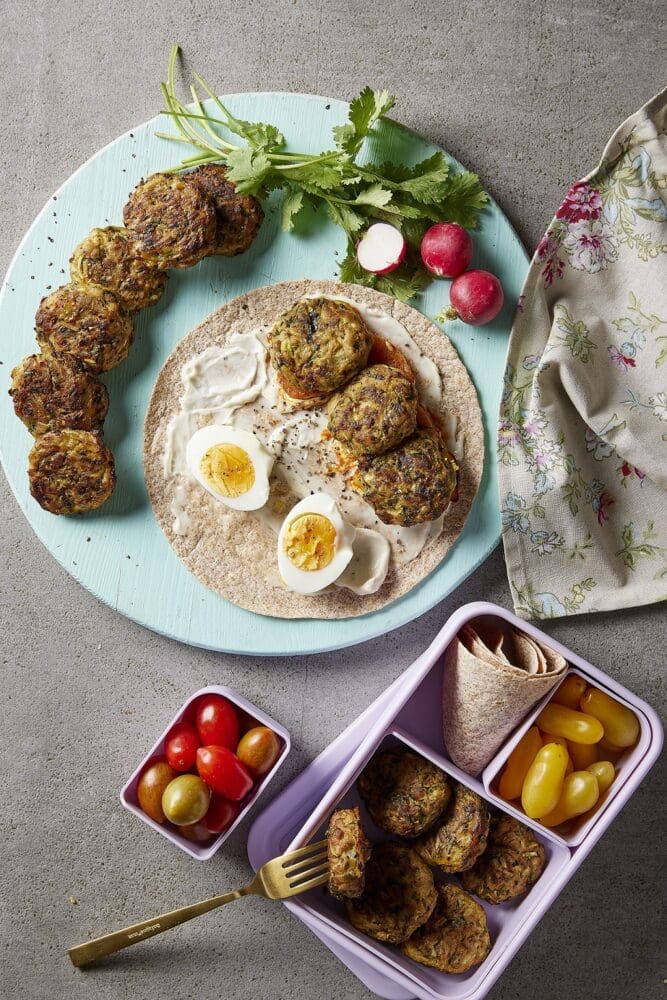 מתכון לקציצות טונה אפויות בתנור מתאימות להגשה בקופסת אוכל (צילום: אפיק גבאי)