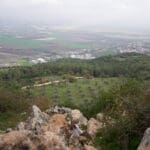 עמק יזרעאל ומסלולי הטיסה ברמת דוד (צילום: שרון לייבל)