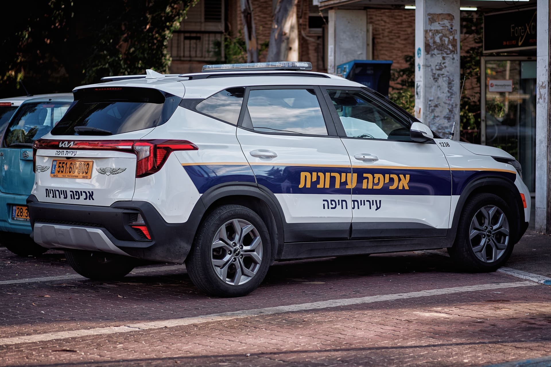 ניידת אכיפה עירונית בחיפה - אילוסטרציה (צילום: שרון לייבל)