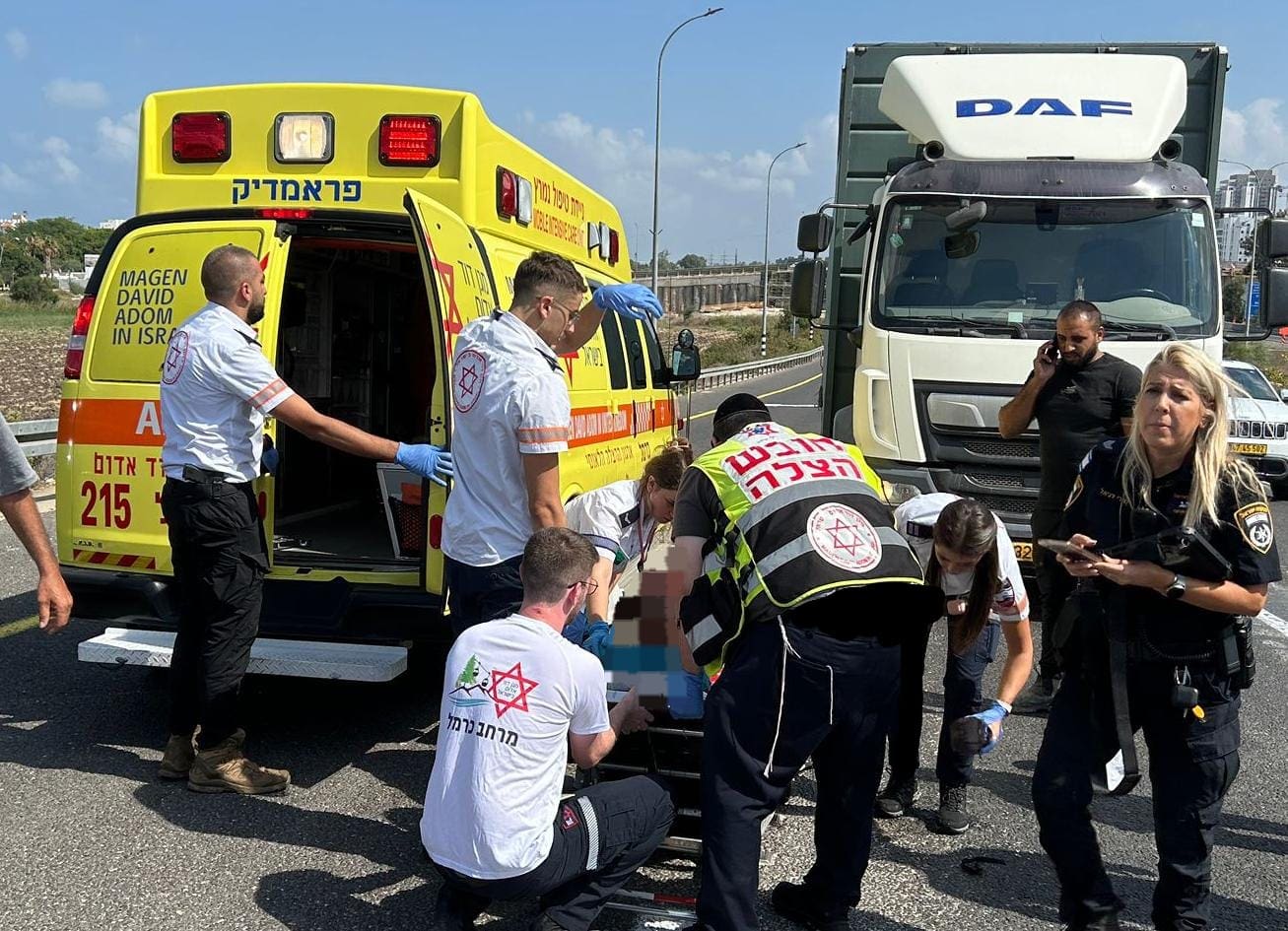 תאונת דרכים (צילום: ארגון הצלה)