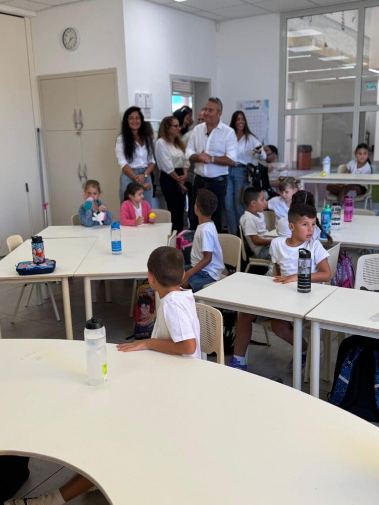 דודו כהן, ראש העיר פותח את שנה"ל תשפ"ו (צילום: ע.טירת כרמל)