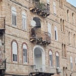 בניינים טמפלרים ברחוב יפו (צילום: שרון לייבל)