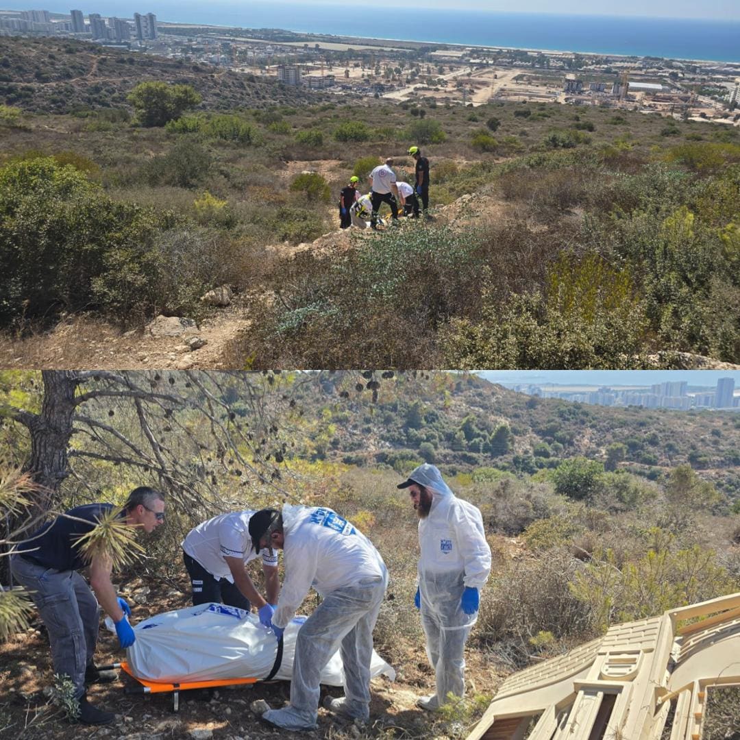 גופת גבר אותרה בוואדי (צילום: זק