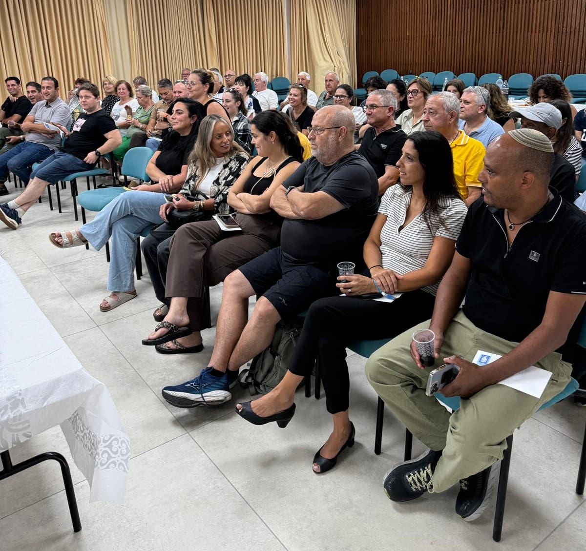 אספת המורשון של וועד קרית חיים (צילום: וועד ק.חיים)