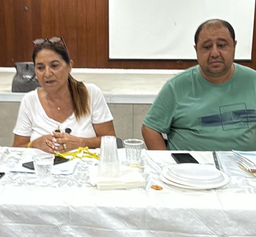 ברוך שמאילוב וצילה ברוך - וועד קרית חיים (צילום: וועד ק.חיים)