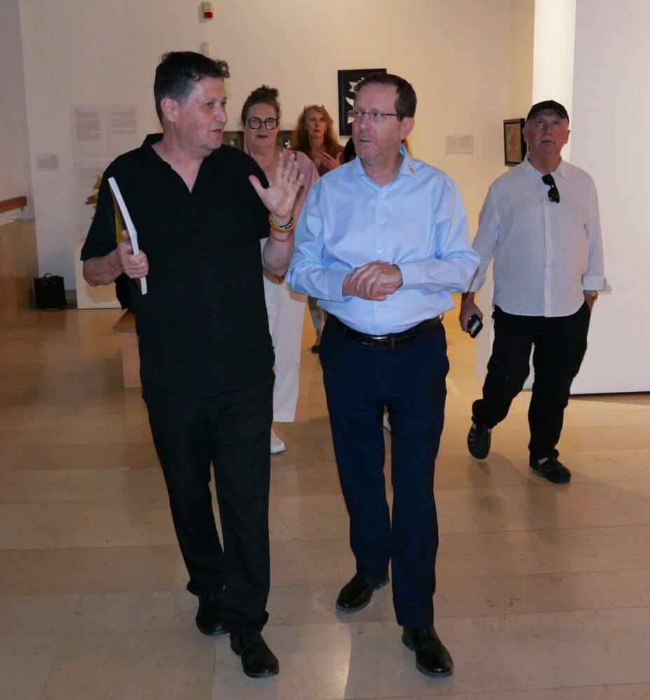 ביקור הנשיא בתערוכה בעין הוד (אלבום פרטי)