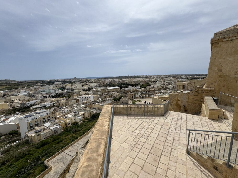 מצודת ויקטוריה (הסיטדלה) במרכז האי גוזו - מלטה (צילום: ירון כרמי)