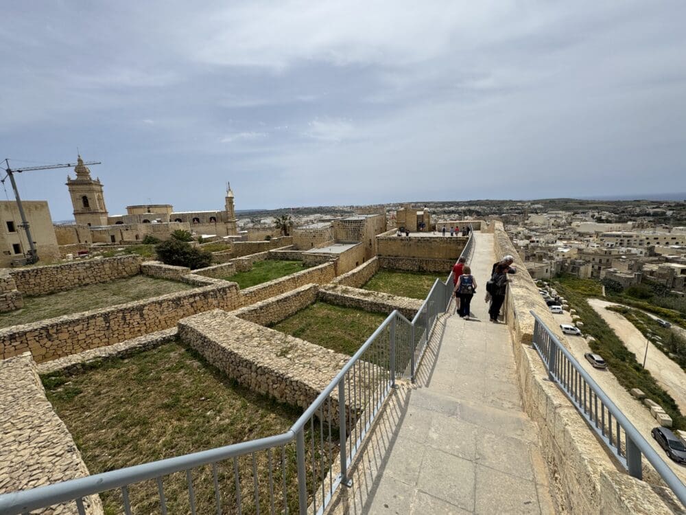 מצודת ויקטוריה (הסיטדלה) במרכז האי גוזו - מלטה (צילום: ירון כרמי)